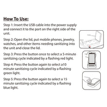 Load image into Gallery viewer, PhoneSan™ Smartphone UV-C Sanitizer
